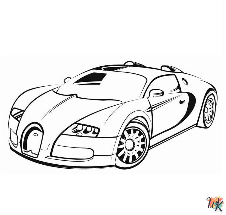Dibujos para Colorear Bugatti 2