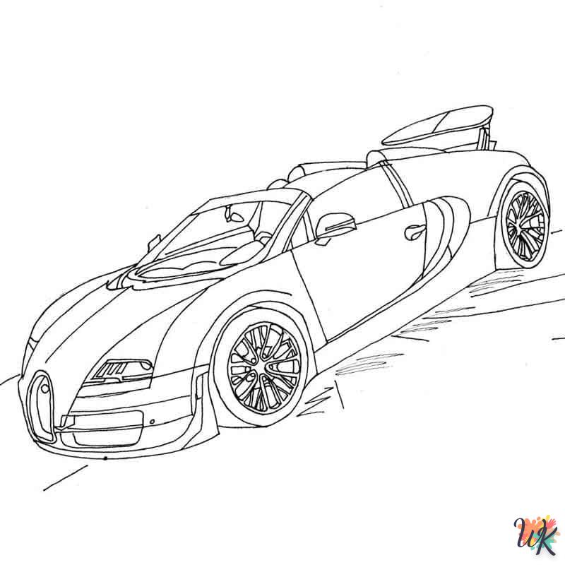 Dibujos para Colorear Bugatti 22