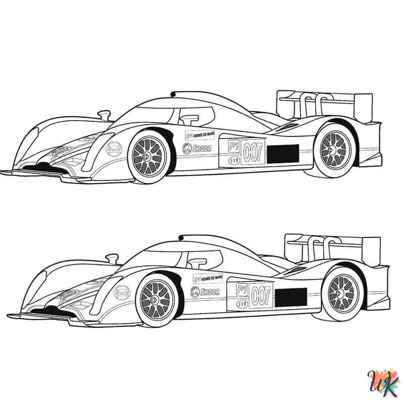 Dibujos para Colorear Bugatti 23