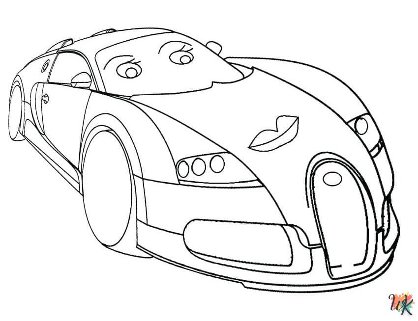 Dibujos para Colorear Bugatti 24