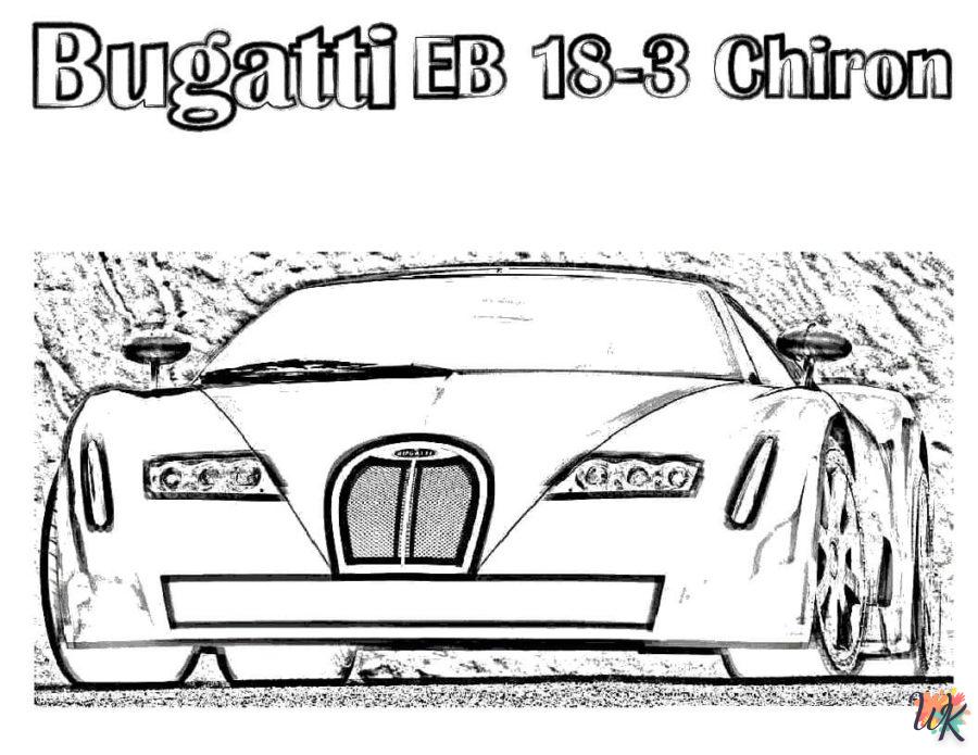 Dibujos para Colorear Bugatti 25