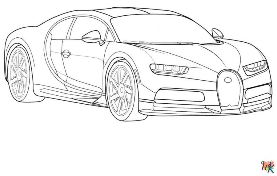 Dibujos para Colorear Bugatti 27