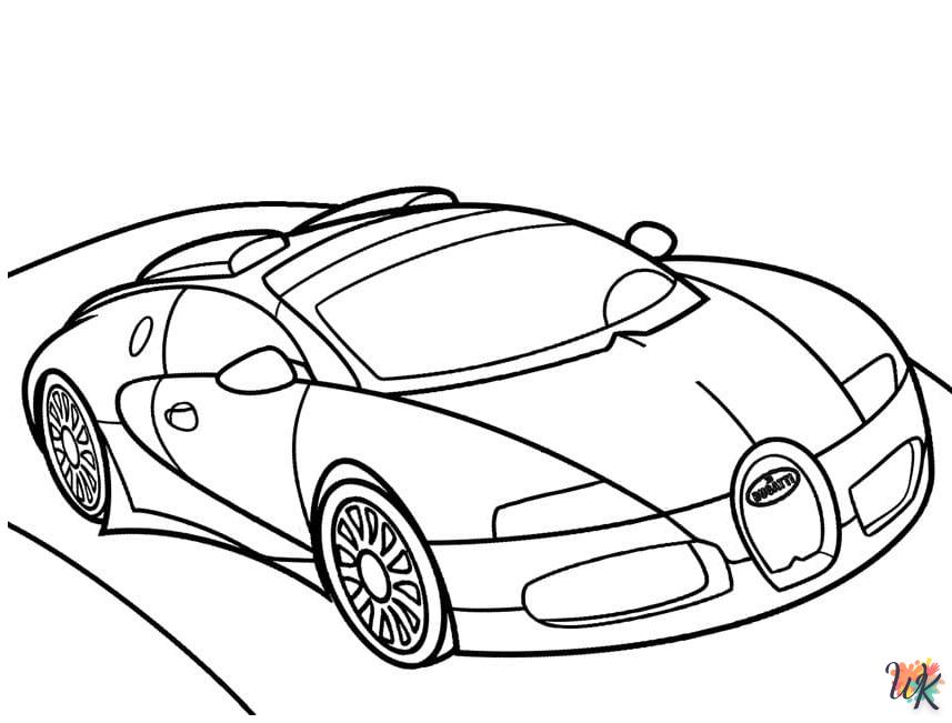 Dibujos para Colorear Bugatti 28