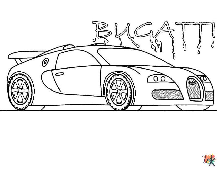 Dibujos para Colorear Bugatti 29