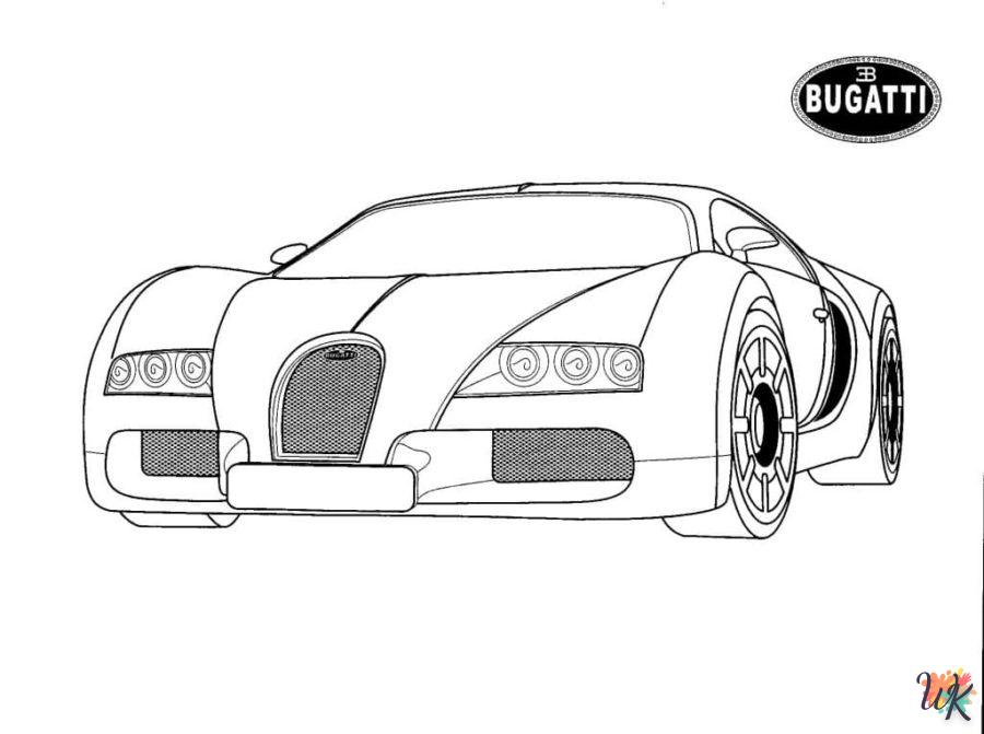 Dibujos para Colorear Bugatti 3