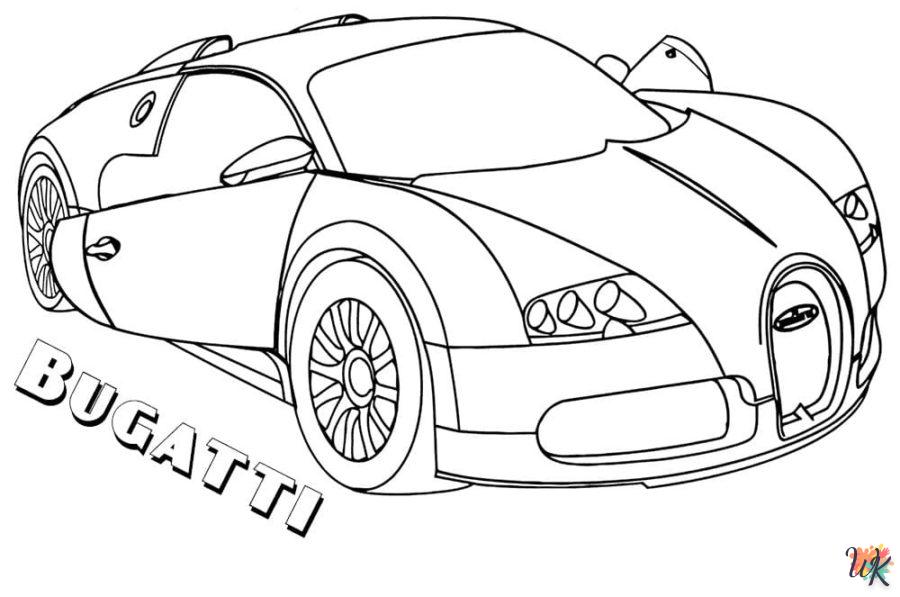 Dibujos para Colorear Bugatti 34