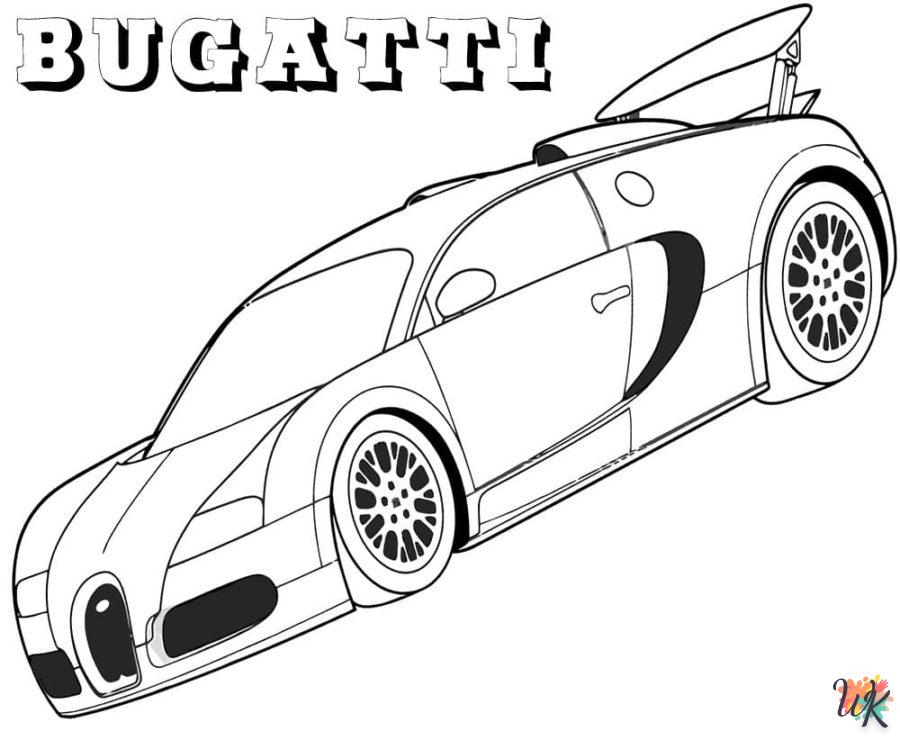 Dibujos para Colorear Bugatti 37