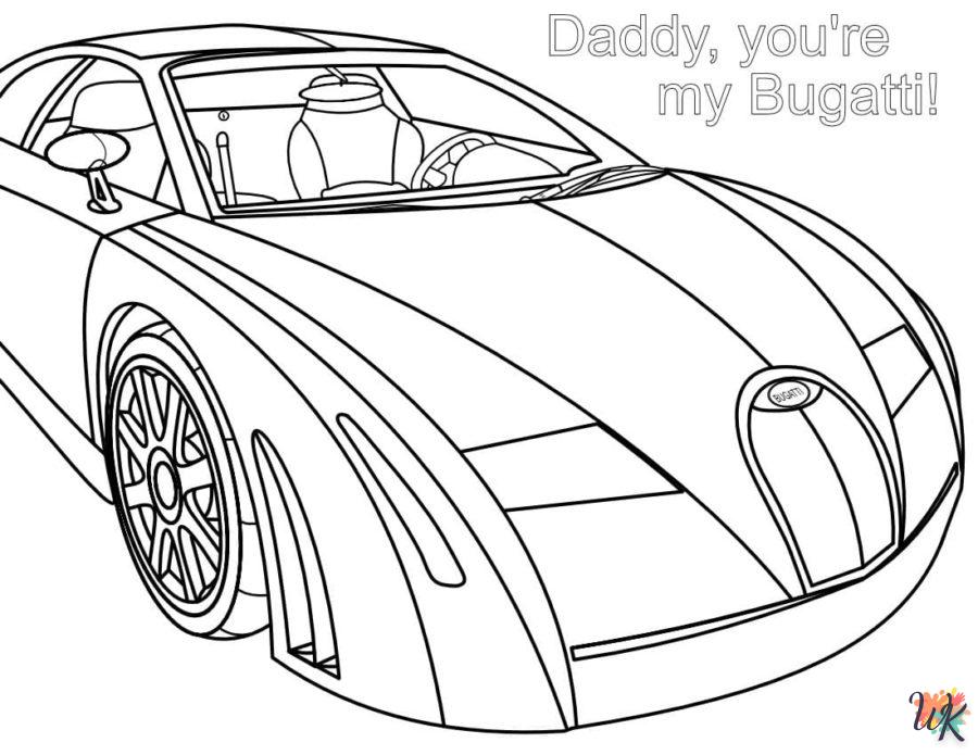 Dibujos para Colorear Bugatti 38