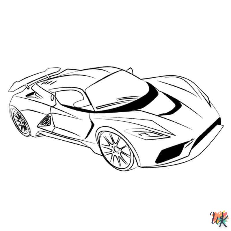 Dibujos para Colorear Bugatti 4