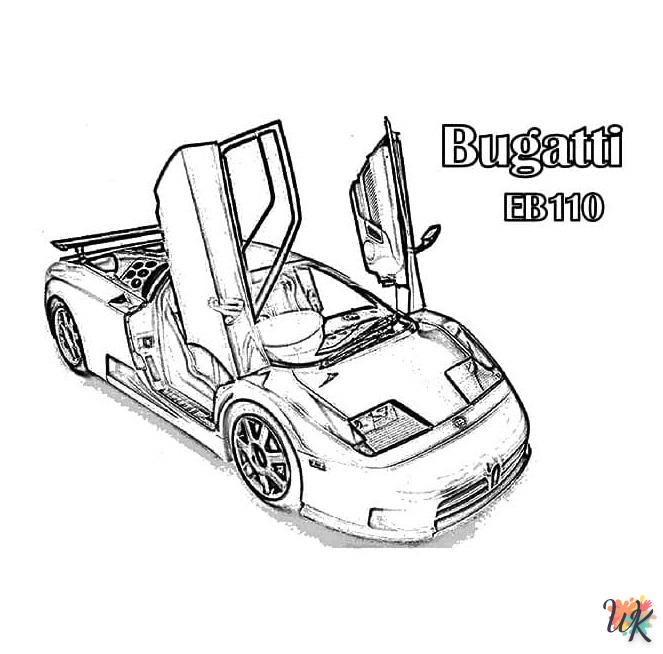 Dibujos para Colorear Bugatti 48