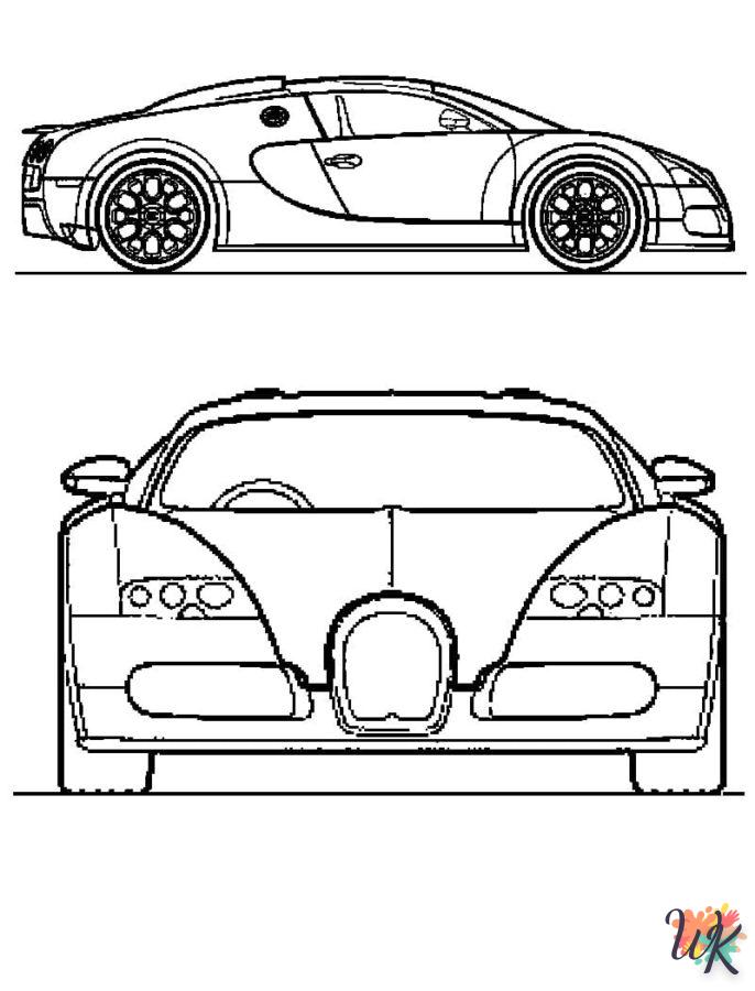 Dibujos para Colorear Bugatti 5