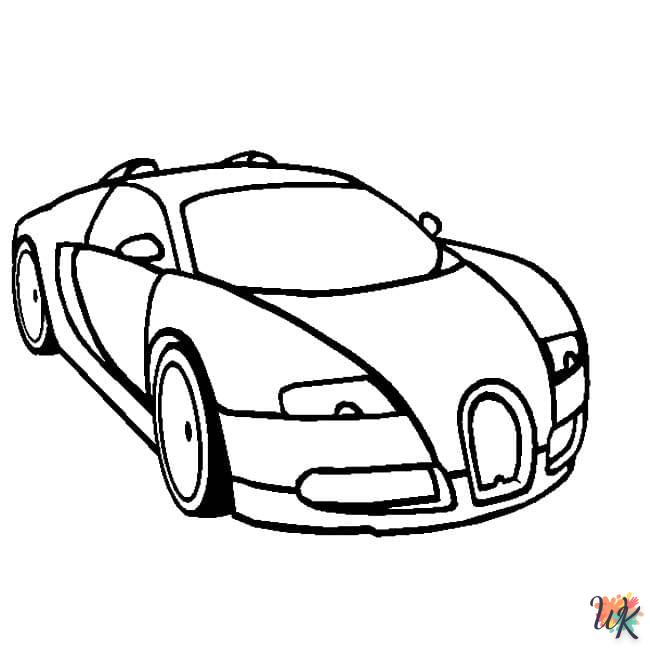 Dibujos para Colorear Bugatti 6