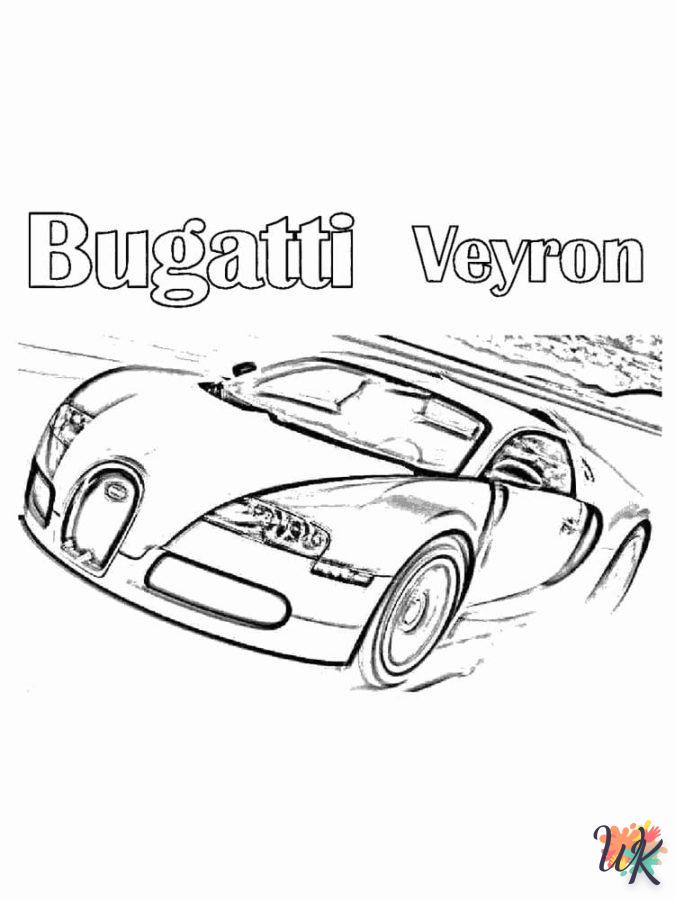 Dibujos para Colorear Bugatti 7