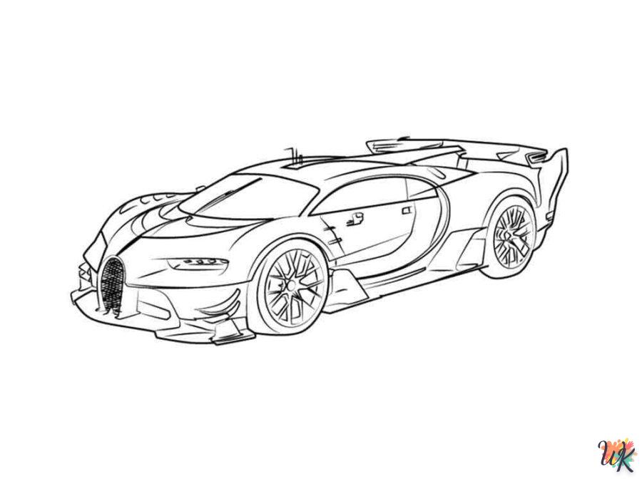 Dibujos para Colorear Bugatti 9