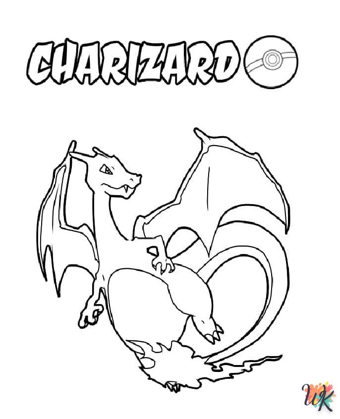 Dibujos para Colorear Charizard 20