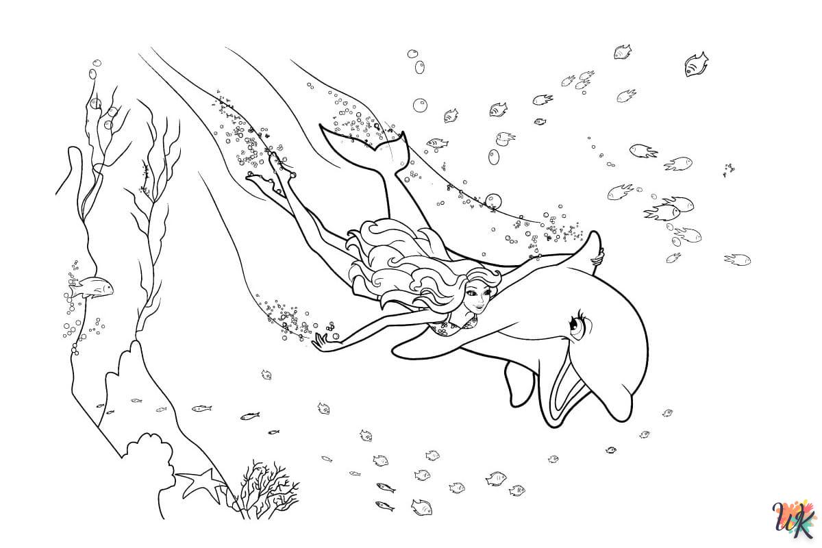 Dibujos para Colorear Delfines 19