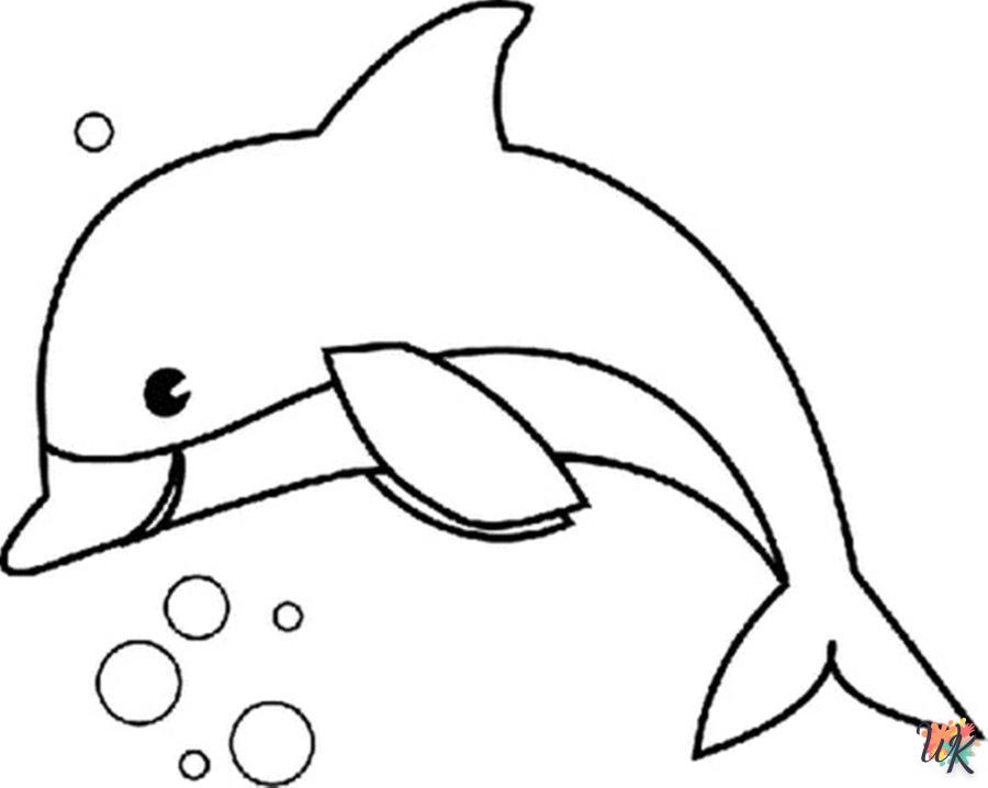 Dibujos para Colorear Delfines 57