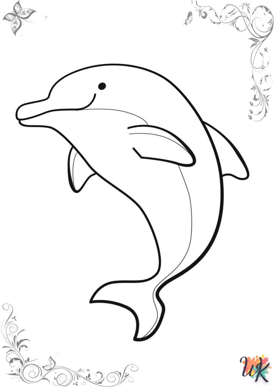 Dibujos para Colorear Delfines 70