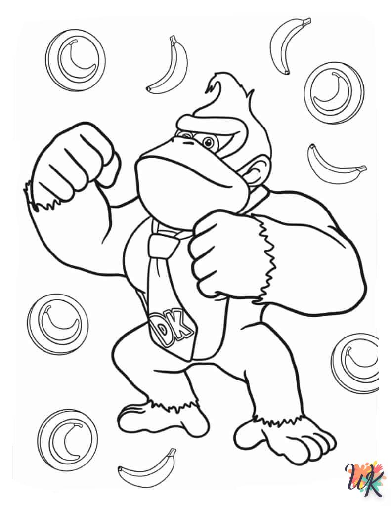 Dibujos Para Colorear Donkey Kong Descargar Colorear Grati