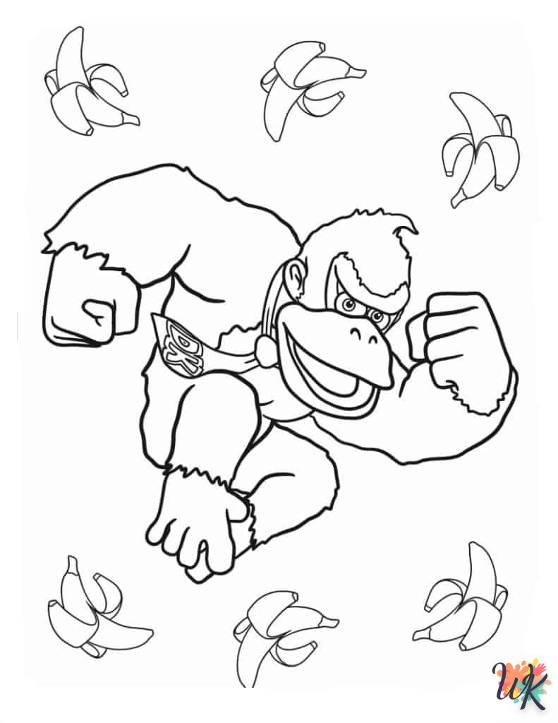 Dibujos para Colorear Donkey Kong 3
