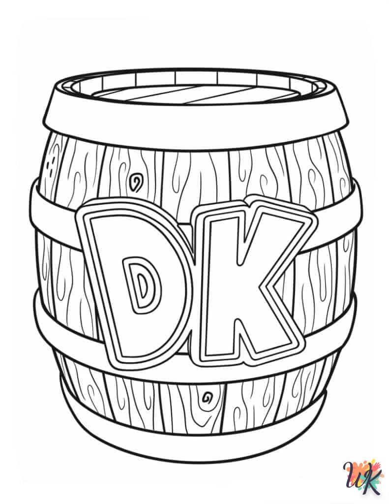 Dibujos para Colorear Donkey Kong 5