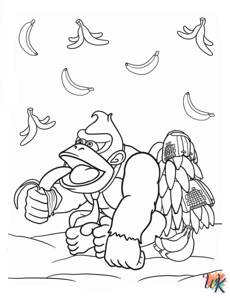 Dibujos para Colorear Donkey Kong 6