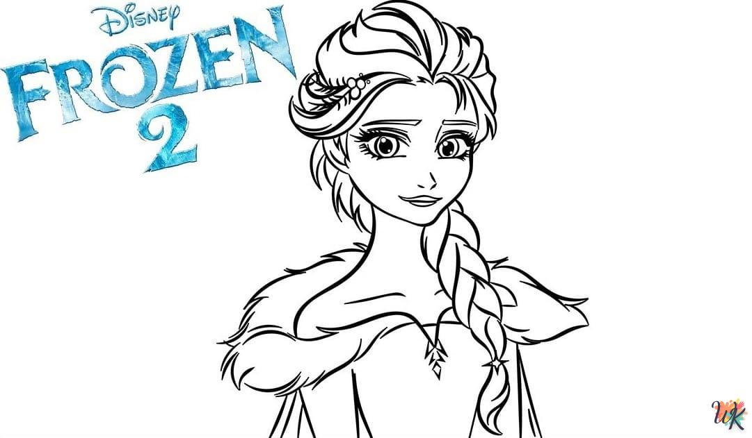 Dibujos para Colorear Frozen 62