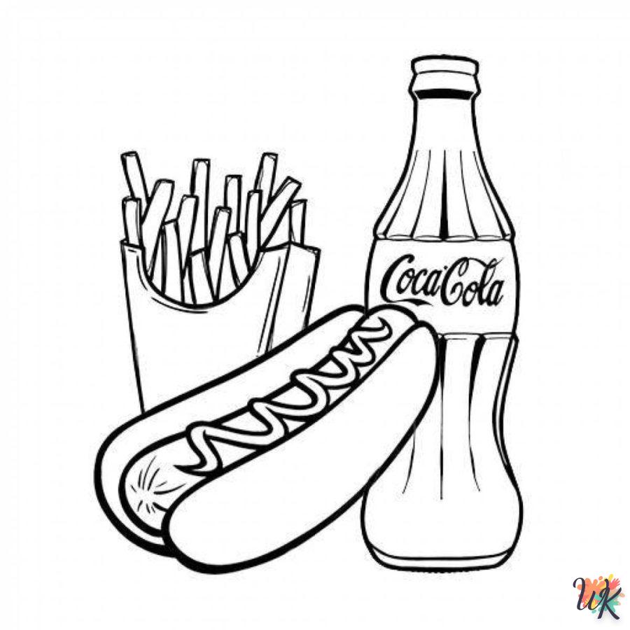 Dibujos para Colorear Hot Dog 18