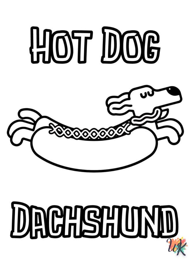 Dibujos para Colorear Hot Dog 26