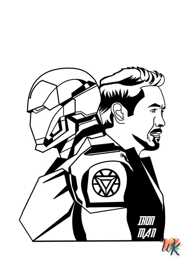 Dibujos para Colorear Ironman 26