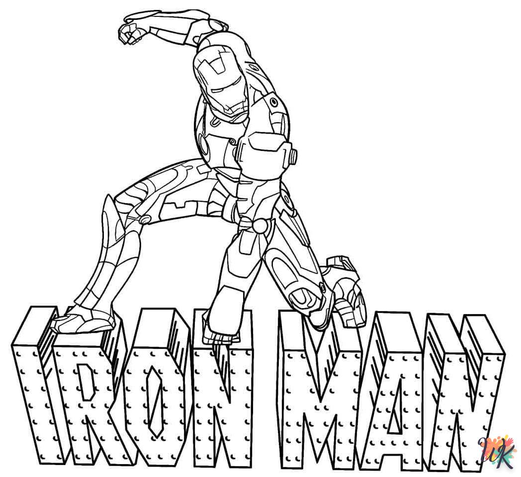 Dibujos para Colorear Ironman 32