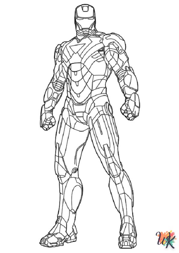 Dibujos para Colorear Ironman 43