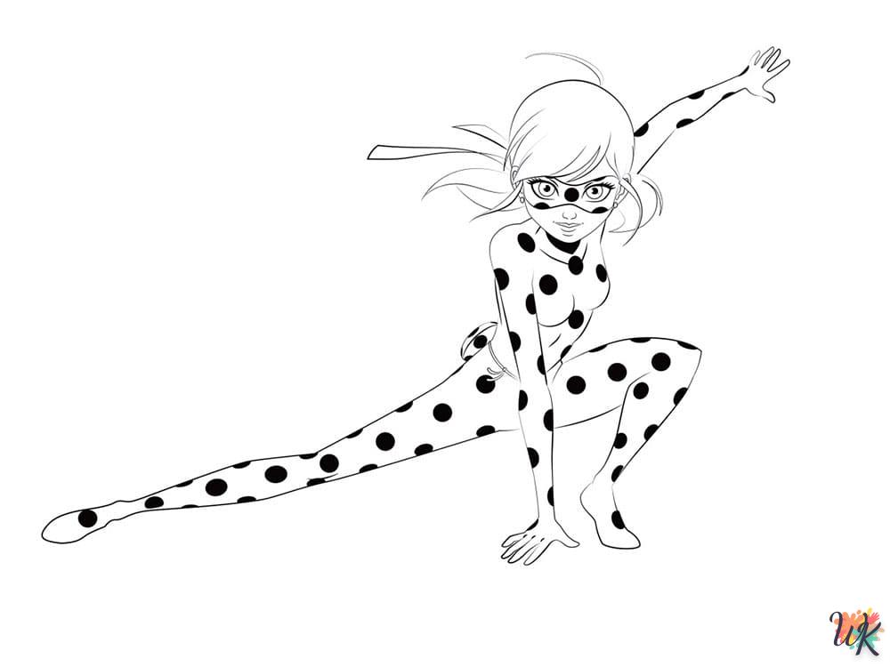 Dibujos para Colorear Ladybug y Cat Noir 35