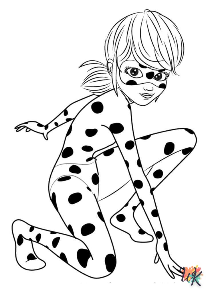 Dibujos para Colorear Ladybug y Cat Noir 4