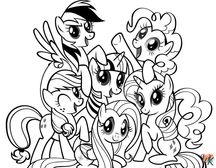 Dibujos para Colorear My Little Pony 34