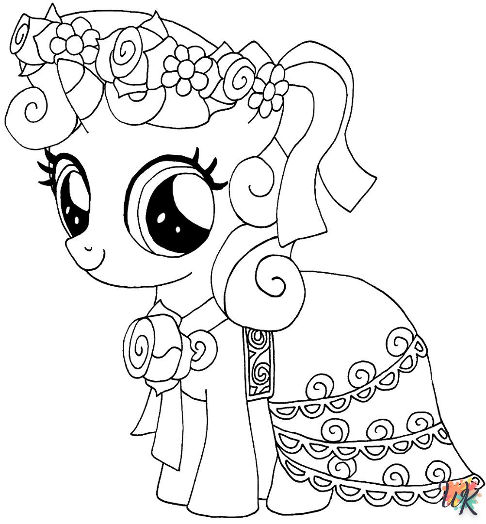 Dibujos para Colorear My Little Pony 74