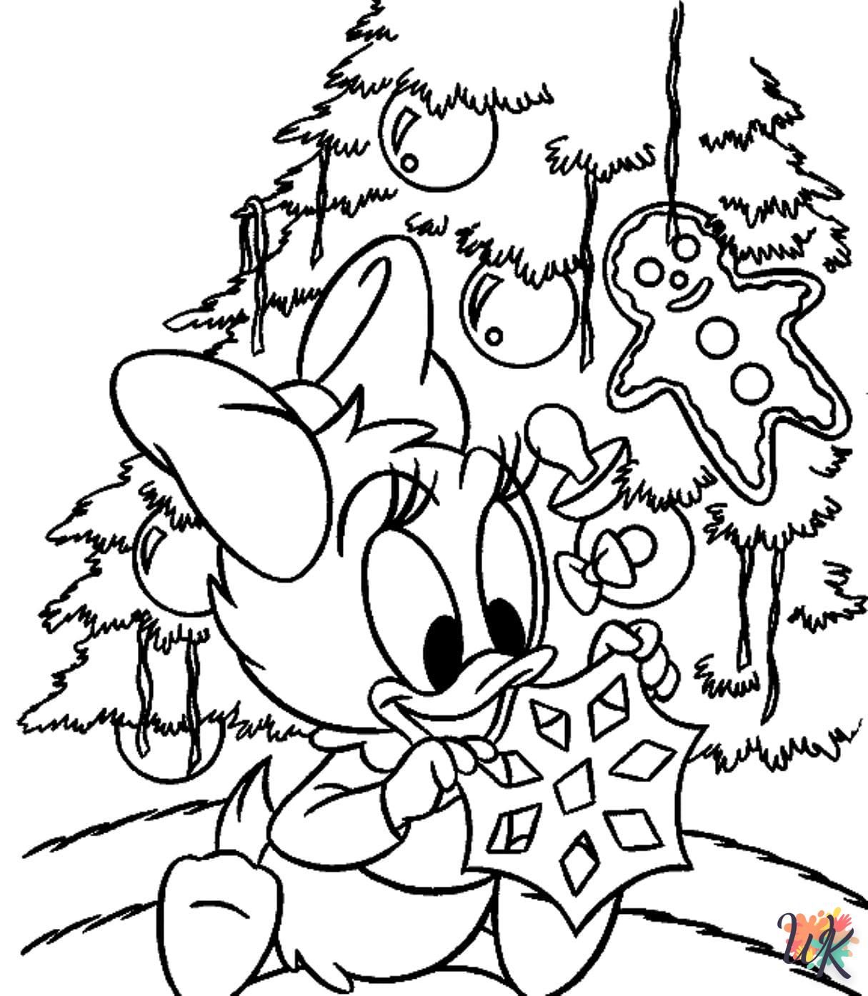 Dibujos para Colorear Navidad de dibujos animados 1