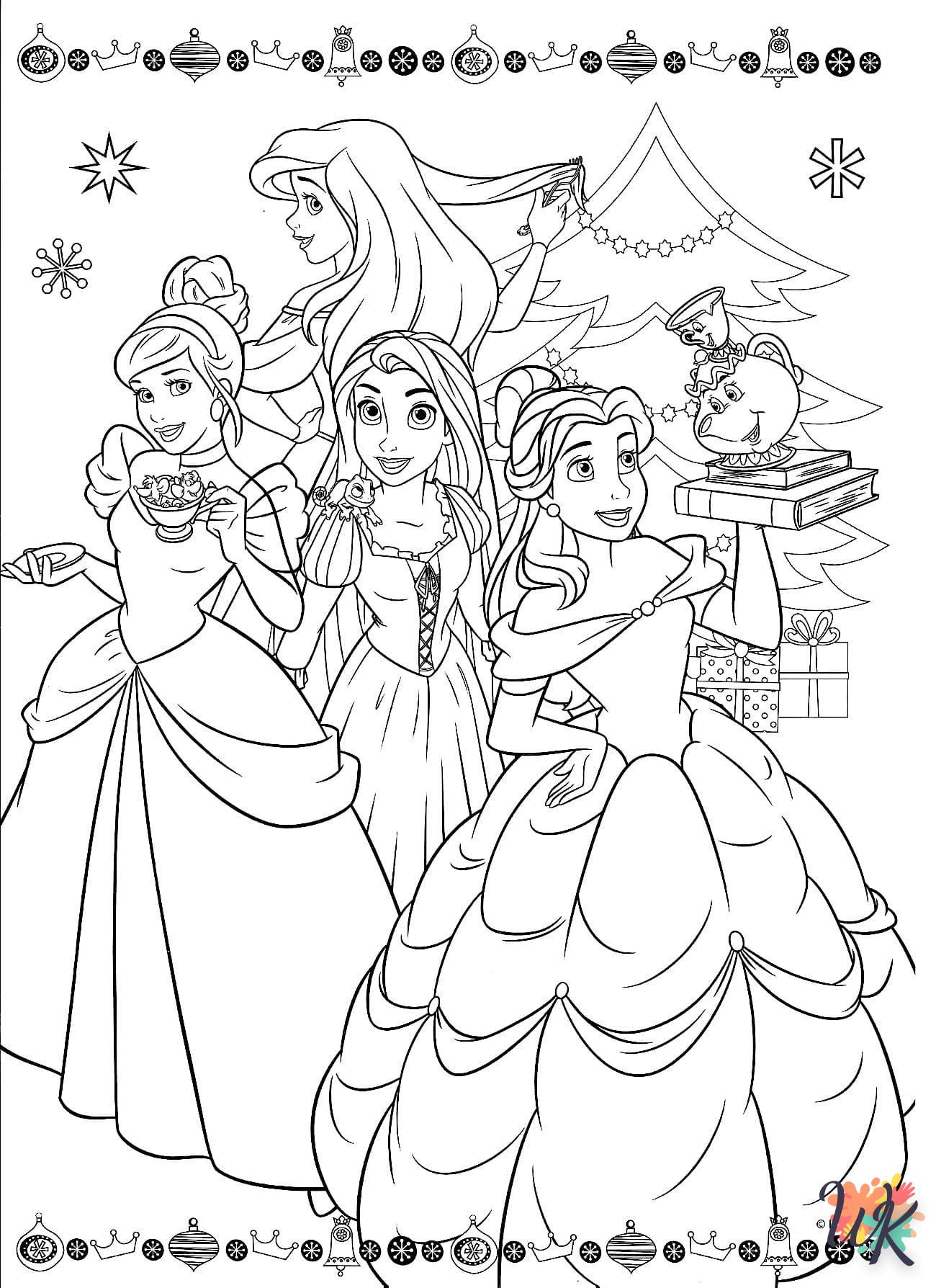 Dibujos para Colorear Navidad de dibujos animados 19