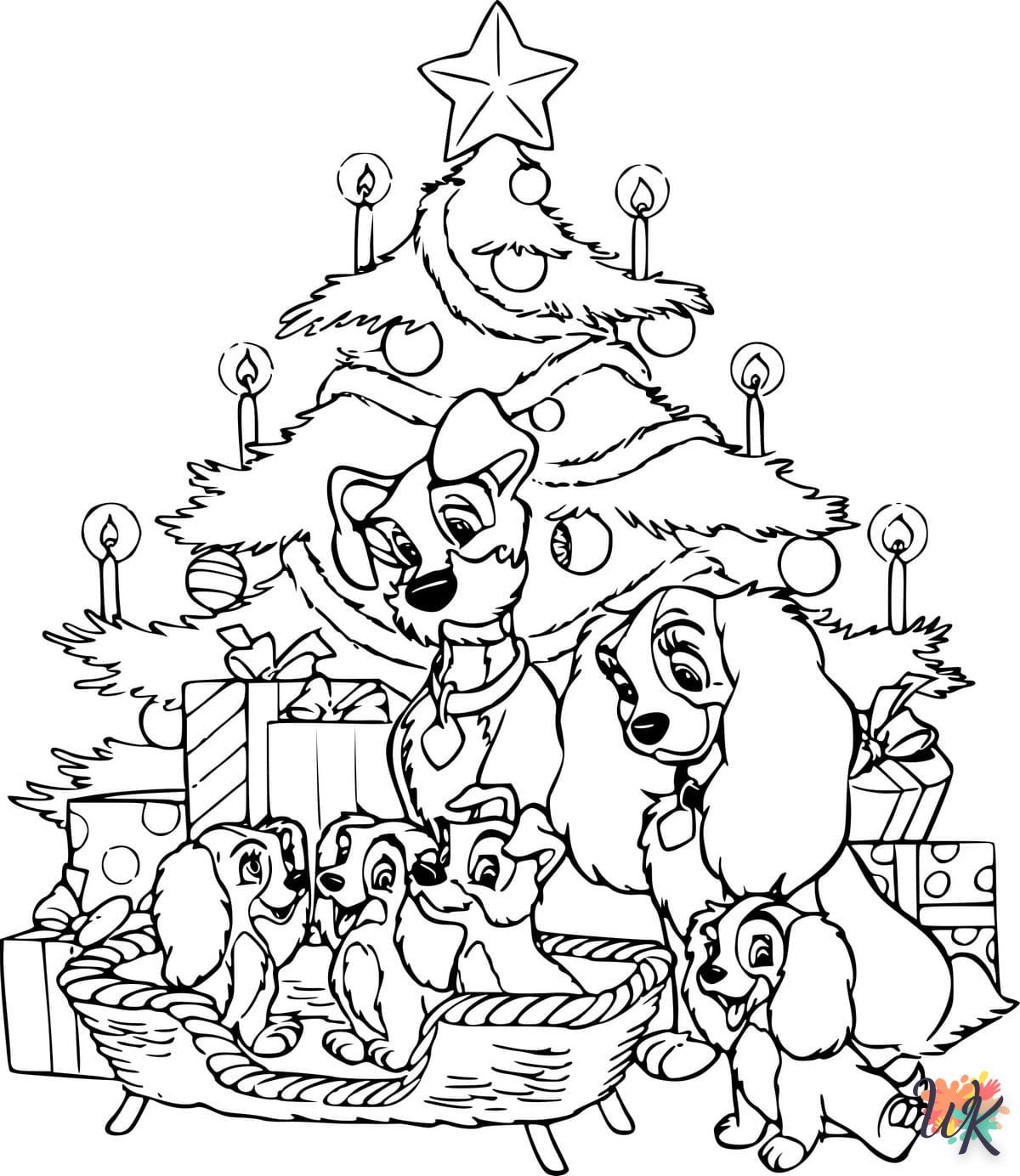 Dibujos para Colorear Navidad de dibujos animados 23