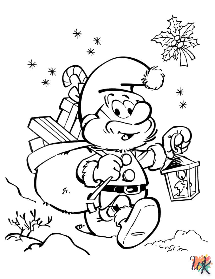 Dibujos para Colorear Navidad de dibujos animados 37