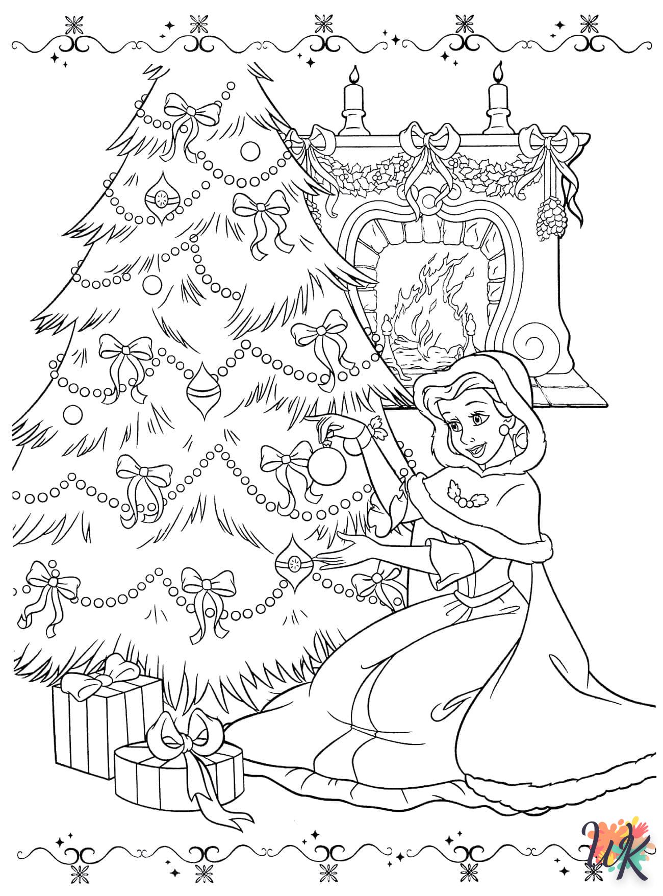 Dibujos para Colorear Navidad de dibujos animados 41