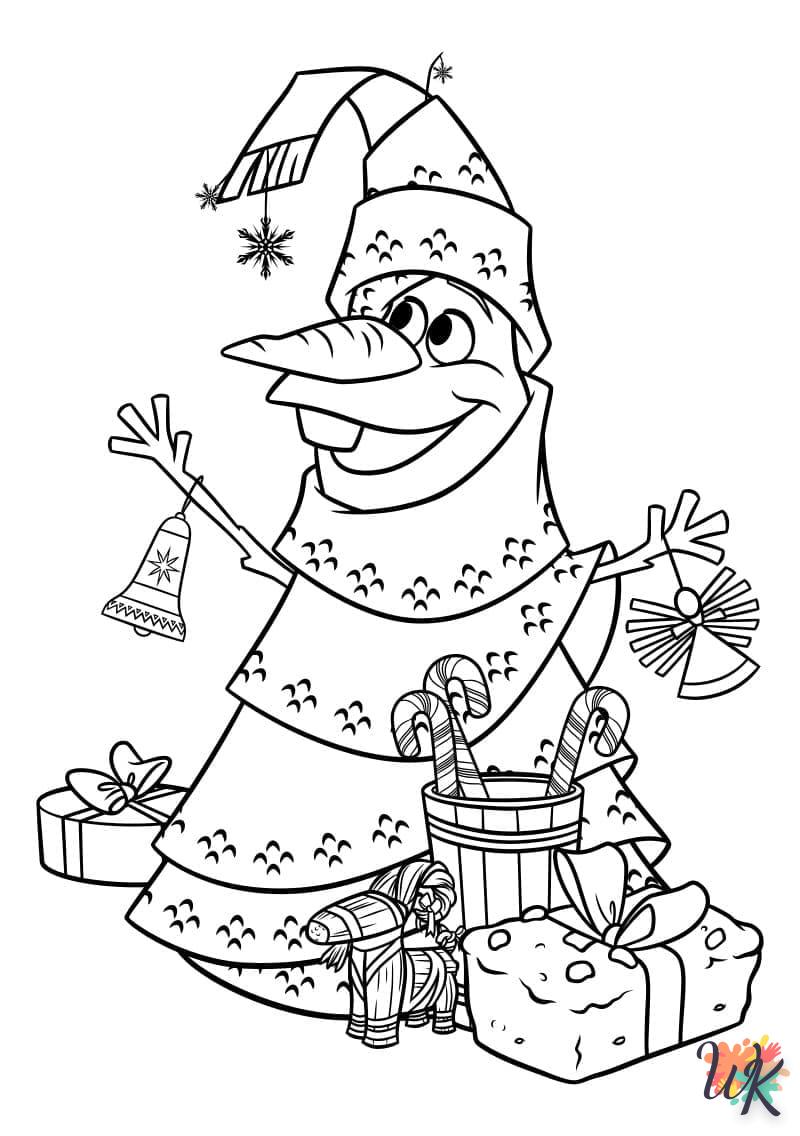 Dibujos para Colorear Navidad de dibujos animados 43