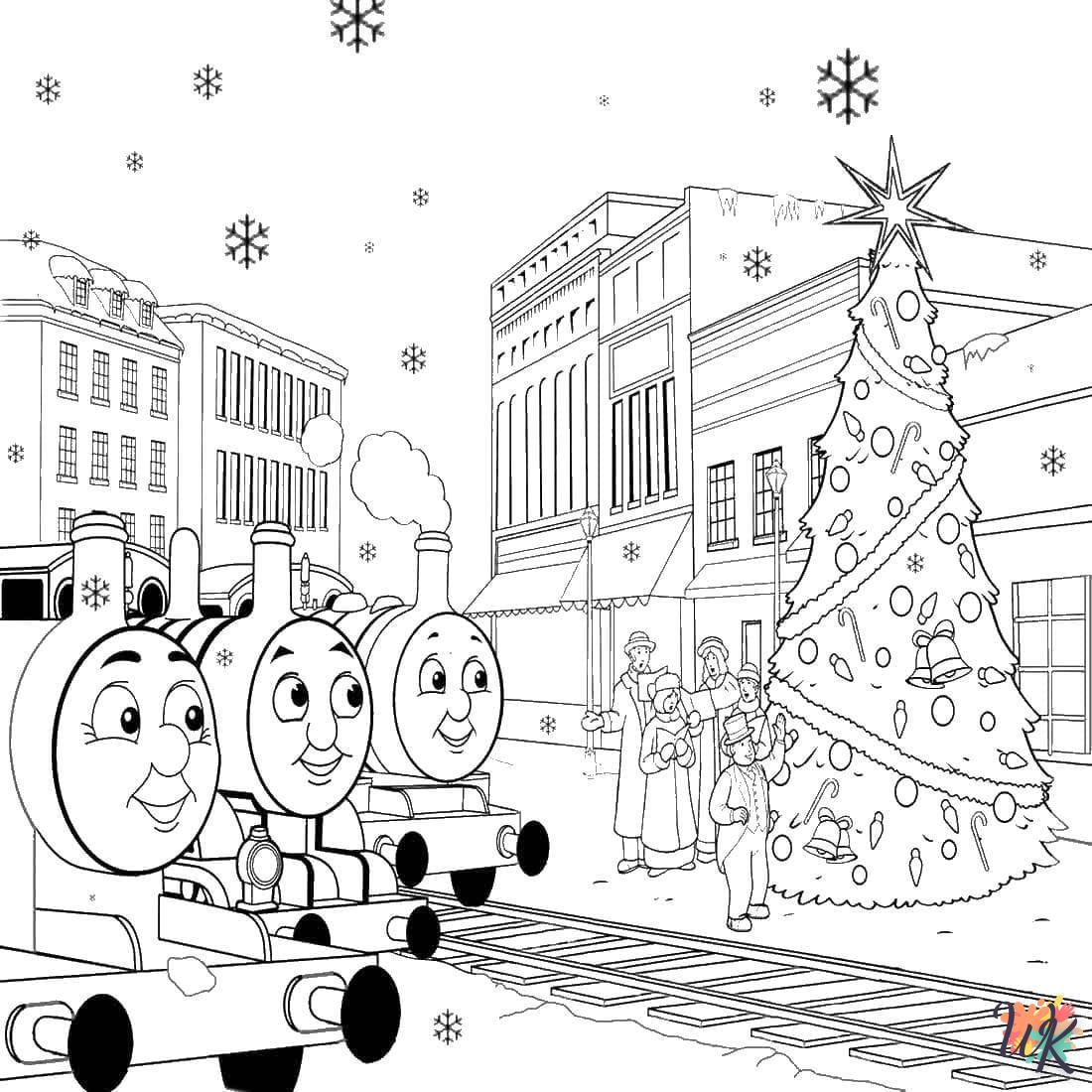 Dibujos para Colorear Navidad de dibujos animados 50