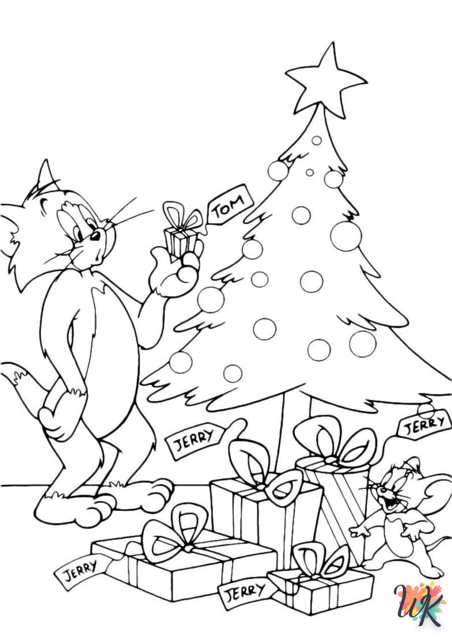Dibujos para Colorear Navidad de dibujos animados 56