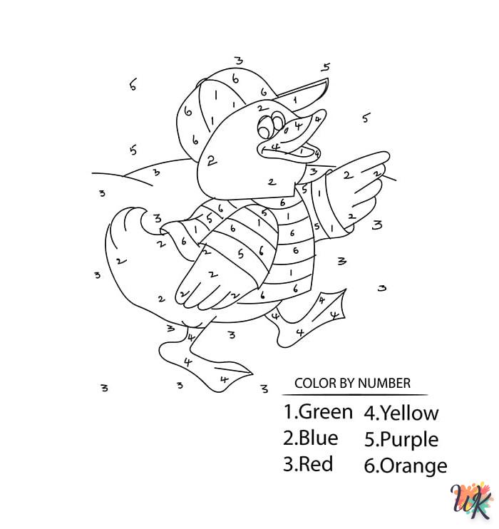 Dibujos para Colorear Patos 12