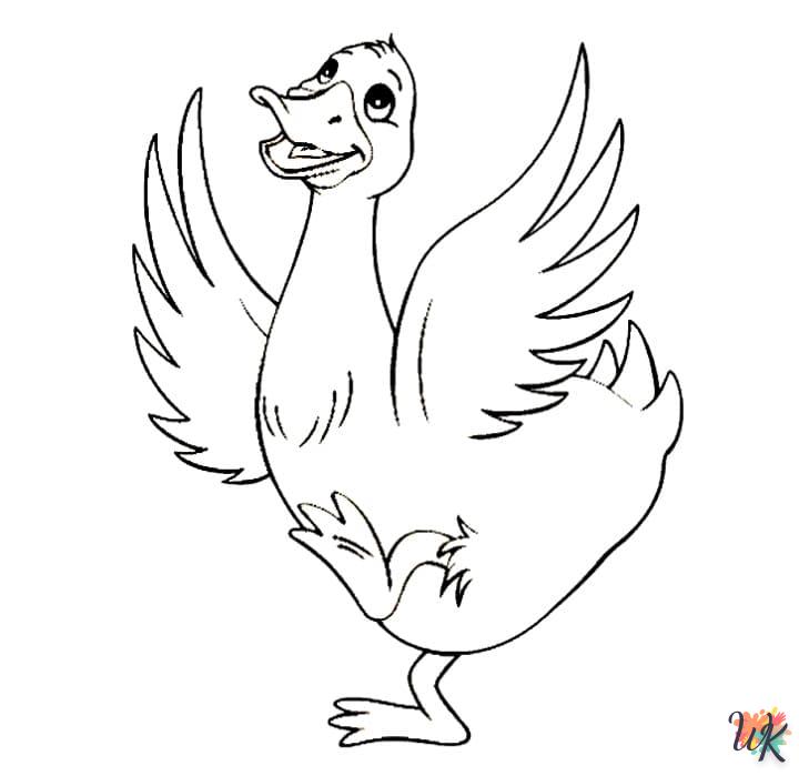 Dibujos para Colorear Patos 25