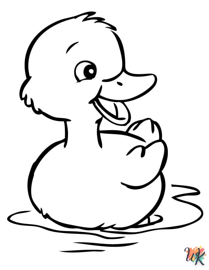 Dibujos para Colorear Patos 31