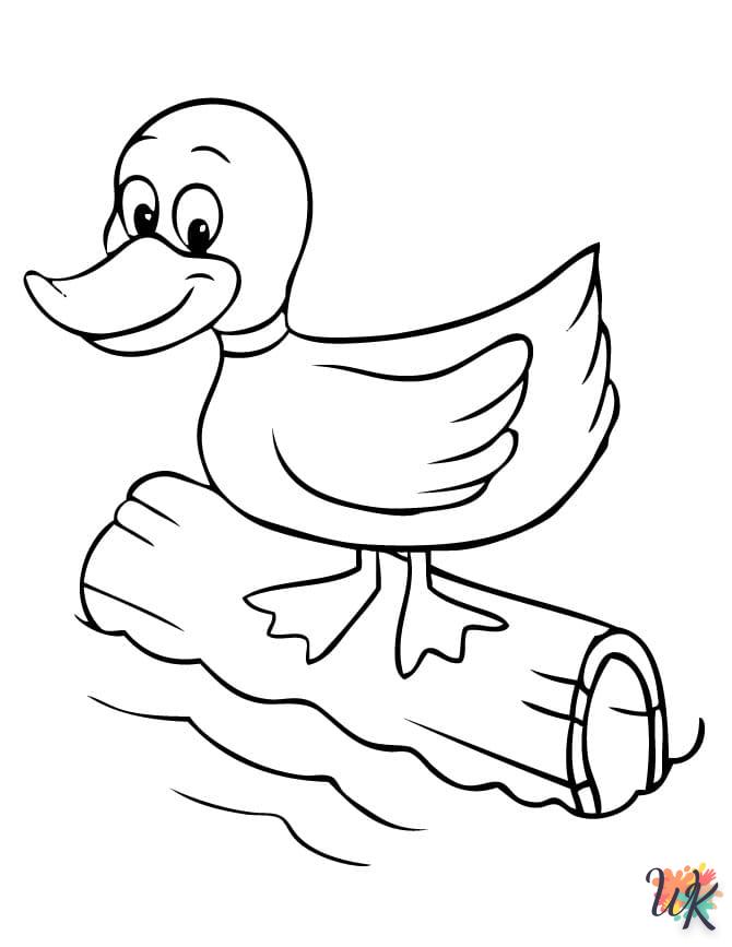 Dibujos para Colorear Patos 33