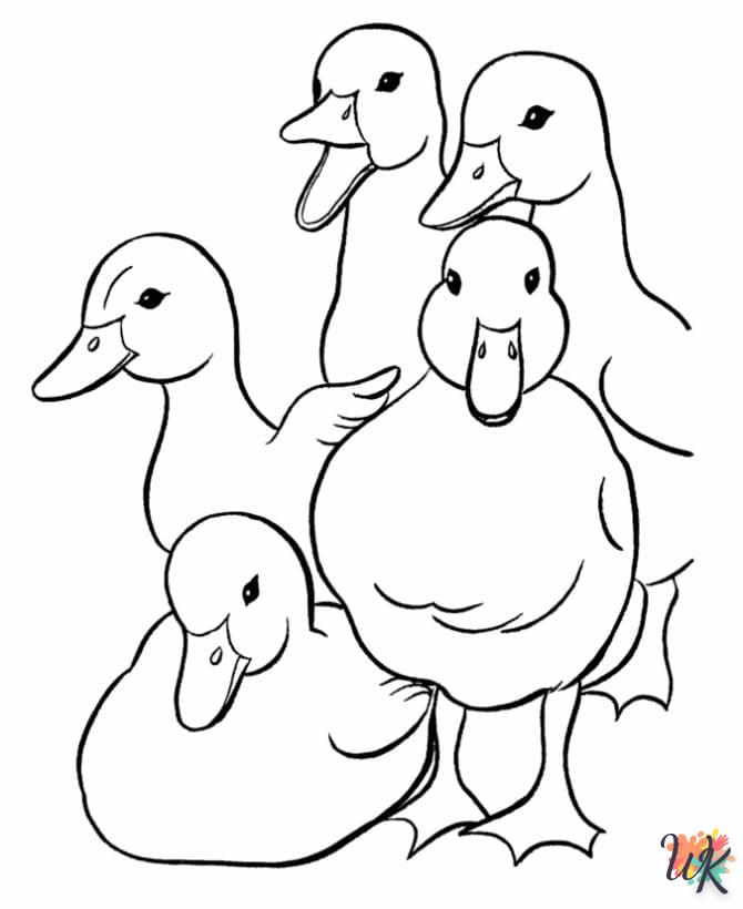 Dibujos para Colorear Patos 35