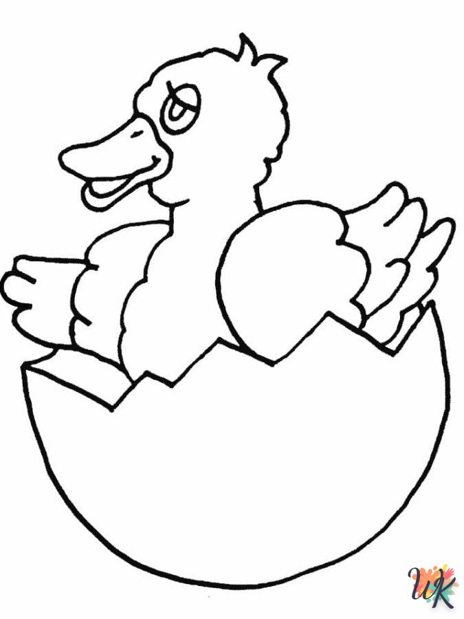 Dibujos para Colorear Patos 44